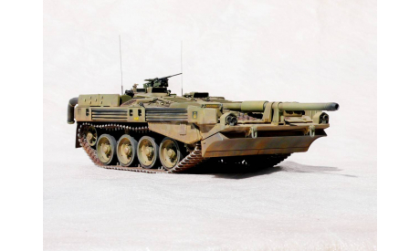 собранная и окрашенная модель танка Strv 103 S (Trumpeter), масштабные модели бронетехники, 1:35, 1/35