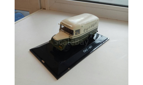 ПАЗ 661, фургон для перевозки одежды 1956, масштабная модель, DiP Models, 1:43, 1/43