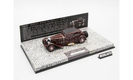 Minichamps Bentley Speed Six Corsica Coupe  1930 dark red, масштабная модель, scale43