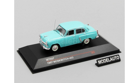 IST Moskwitch 402  1957  blue IST037, масштабная модель, IST Models, scale43, Москвич