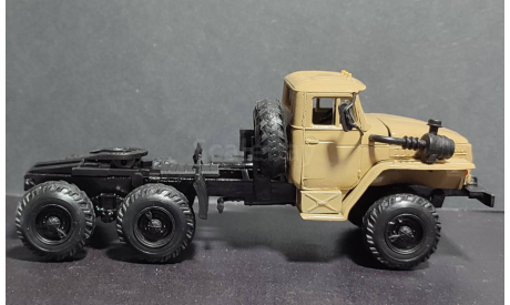 урал-44202 седельный тягач - бежевый 1/43, масштабная модель, Элекон, scale43, УралАЗ
