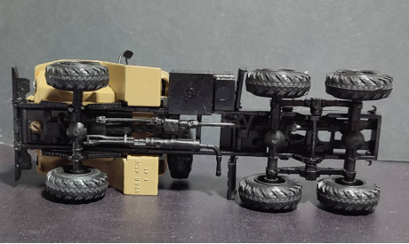 урал-44202 седельный тягач - бежевый 1/43, масштабная модель, Элекон, scale43, УралАЗ