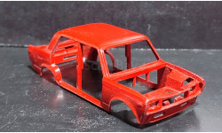 Ваз-2105/2107 - кузов - красный 1/43
