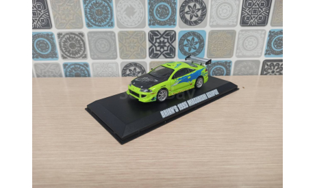 Mitsubishi Eclipse Fast and Furious 1:43, масштабная модель, Greenlight Collectibles, scale43