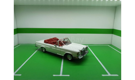 Mercedes-Benz 280SE W111 Cabriolet Minichamps 1:43, масштабная модель, scale43