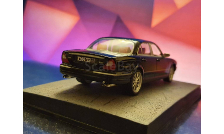 С РУБЛЯ! Jaguar XJR (daimler super eight), масштабная модель, The James Bond Car Collection (Автомобили Джеймса Бонда), scale43