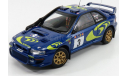 SUBARU IMPREZA WRC #3, масштабная модель, Autoart, 1:18, 1/18