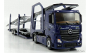 MERCEDES BENZ  ACTROS 2 1843 TRUCK CAR TRANSPORTER, масштабная модель, Mercedes-Benz, Eligor, 1:43, 1/43