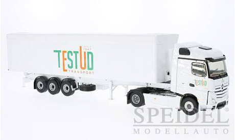 Mercedes Benz Actros 2 Streamspace, Testud Transport, масштабная модель, Mercedes-Benz, Eligor, 1:43, 1/43