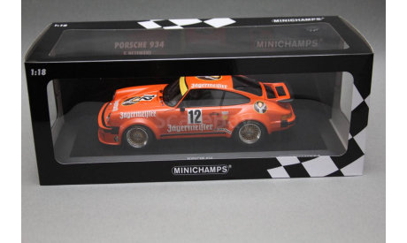 Porsche 911 (934) #12 Team Max Morita Jagermeister, масштабная модель, Minichamps, 1:18, 1/18