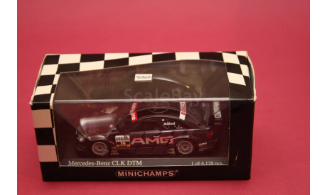 mercedes benz CLK Coupe  Team AMG # 10, масштабная модель, Mercedes-Benz, Minichamps, 1:43, 1/43