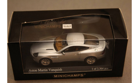 Aston Martin Vanquisn, масштабная модель, Minichamps, 1:43, 1/43