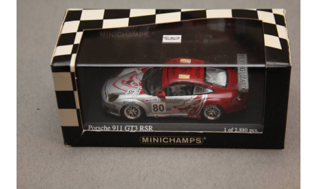 ​Porsche 911 GT3 RSR #80 Flying Lizard Neiman, масштабная модель, Minichamps, 1:43, 1/43