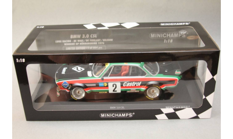 BMW 3.0 CSL #2, масштабная модель, Minichamps, 1:18, 1/18