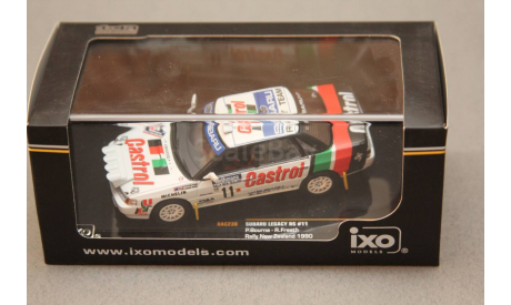 SUBARU LEGACY RS (night version) #11 RALLY NEW ZEALAND 1990, масштабная модель, IXO Rally (серии RAC, RAM), 1:43, 1/43