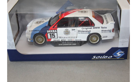 BMW M3 (E30) DTM #15 NURBURGRING 1989, масштабная модель, Solido, scale18