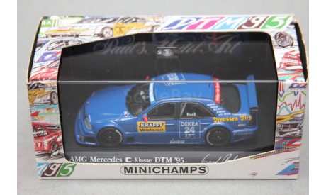 ​mercedes benz C klass Ruch Motorsport  #24  DTM 1995, масштабная модель, Mercedes-Benz, Minichamps, 1:43, 1/43