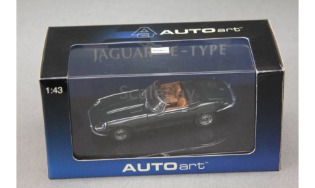Jaguar E-type roadster, масштабная модель, Autoart, 1:43, 1/43