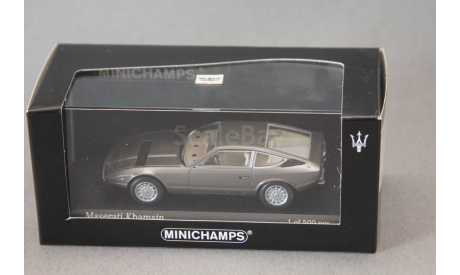 ​Maserati Khamsin, редкая масштабная модель, Minichamps, 1:43, 1/43