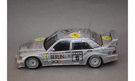 Mercedes-Benz 190E EVO2 #6  DTM 1992, редкая масштабная модель, Autoart, scale18