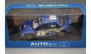 SUBARU IMPREZA WRC #5 RALLY MONTE CARLO 2001, редкая масштабная модель, Autoart, 1:18, 1/18
