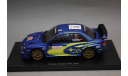 SUBARU IMPREZA WRC #5 RALLY MONTE CARLO 2008, редкая масштабная модель, Autoart, 1:18, 1/18