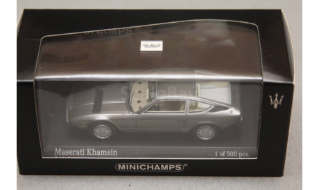 Maserati Khamsin, редкая масштабная модель, Minichamps, 1:43, 1/43