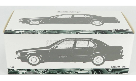 Bmw 730i E32 green 1/18 Minichamps, масштабная модель, 1:18