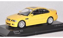 BMW M3 E46 yellow 1/43 Minichamps, масштабная модель, scale43