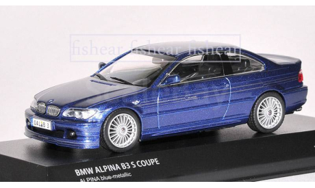 BMW ALPINA B3S E46 blue 1/43 Kyosho, масштабная модель, scale43