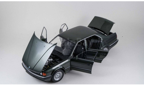 Bmw 730i E32 green 1/18 Minichamps, масштабная модель, 1:18