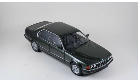 Bmw 730i E32 green 1/18 Minichamps, масштабная модель, 1:18