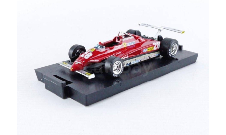 Ferrari 126C2 F1 GP Long Beach 1982 Villeneuve 1/43 Brumm, масштабная модель, scale43