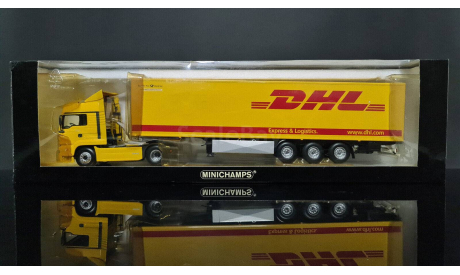 MAN TGA DHL 1/43 Minichamps, масштабная модель, scale43