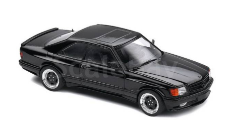 Mercedes-Benz 560 SEC AMG W126 black 1:43 Solido, масштабная модель, scale43