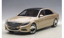 Mercedes-Benz Maybach S600 W222 gold 1/18 Autoart, масштабная модель, scale18