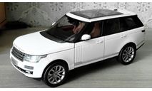 Range Rover Year 2013 white 1:18 Welly GTA, масштабная модель, scale18, GT Autos