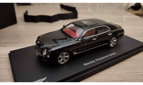 Bentley Mulsanne Speed 2014 Onyx Black 1:43 Kyosho, масштабная модель, scale43