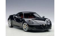 Alfa Romeo 4C black 1/18 Autoart, масштабная модель, scale18