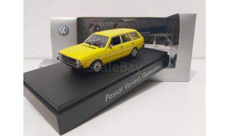 Volkswagen VW Passat yellow 1:43 Minichamps, масштабная модель, scale43