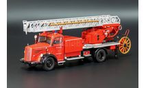 Mercedes-Benz L6600 ’Feuerwehr Rastatt’ mit Drehleiter РАРИТЕТ, масштабная модель, Schuco, scale43
