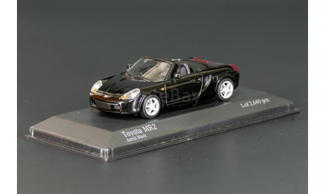 Toyota MR 2 Cabriolet Black Minichamps, масштабная модель, scale43