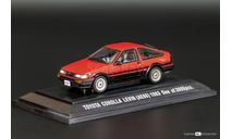 TOYOTA COROLLA LEVIN red/black  EBBRO, масштабная модель, scale43