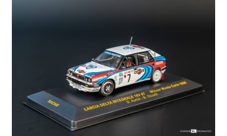 С 1 Рубля! Lancia Delta Integrale 16V Winner Monte Carlo 1990  IXO РАРИТЕТ, масштабная модель, IXO Rally (серии RAC, RAM), 1:43, 1/43