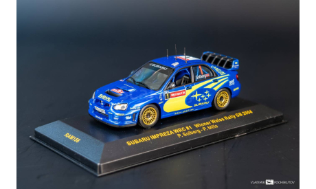 Subaru Impreza Winner Wales Rally GB 2004  IXO РАРИТЕТ, масштабная модель, IXO Rally (серии RAC, RAM), scale43