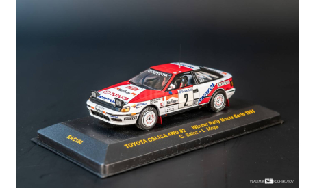 Toyota Celica 4WD Winner Rally Monte Carlo 1991  IXO РАРИТЕТ, масштабная модель, IXO Rally (серии RAC, RAM), scale43