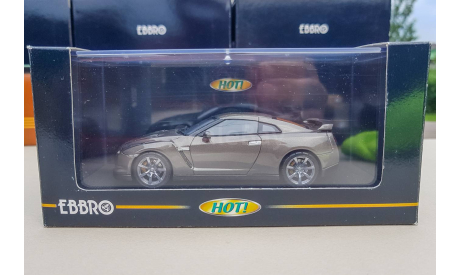 NISSAN GT-R  TITANIUM GREY EBBRO  РАРИТЕТ, масштабная модель, scale43