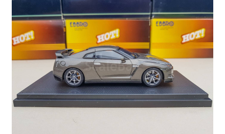 NISSAN GT-R  TITANIUM GREY EBBRO  РАРИТЕТ, масштабная модель, scale43
