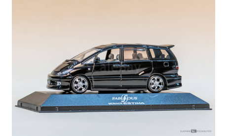TOYOTA ESTIMA MCR/ACR FABULOUS, Black VIPcar 1/43, масштабная модель, scale43