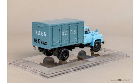 Автомобиль-фургон ГЗСА-3704 ’Хлеб’, 1985 г. Dip Models, масштабная модель, ГАЗ, scale43